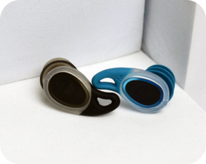 SEAR Plugs waterproof earplugs for swimming and surfing, ergonomic fit with interchangeable sizes and secure seal for water protection